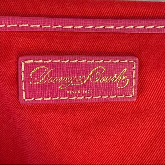 Dooney and Bourke Pebble Leather Small Kiley Hobo Pink Strap Y2K - Picture 9 of 11